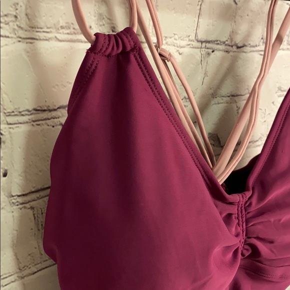 Purple One Piece Swimsuit Medium #BB020 - Picture 5 of 8